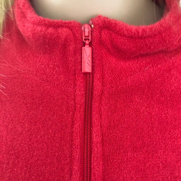 Red Terry Warm Up Suit - Picture 6 of 13